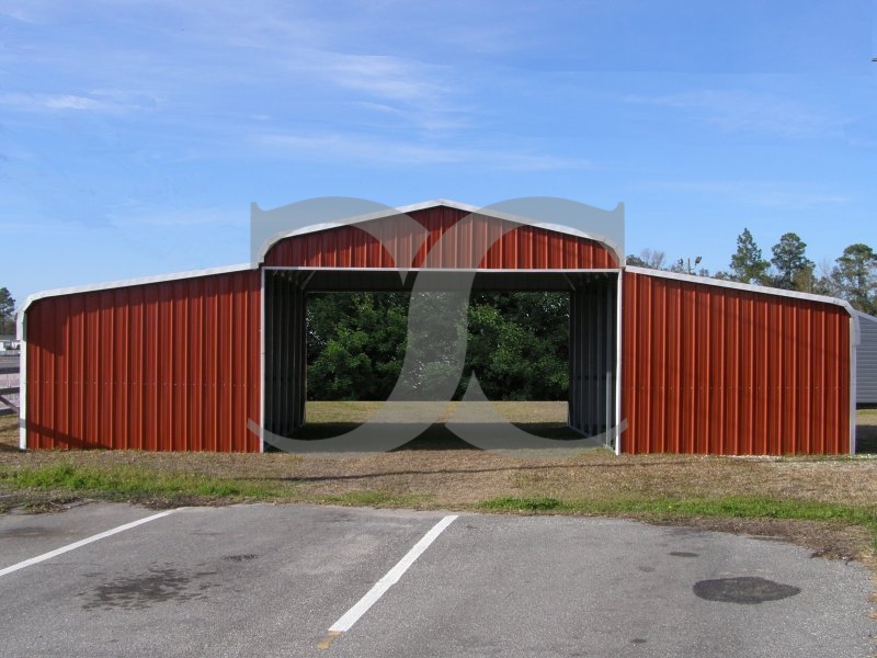 Metal Barn Shed | Regular Roof | 44W x 31L x 10H Metal Barn Shed | Regular Roof | 44W x 31L x 10H