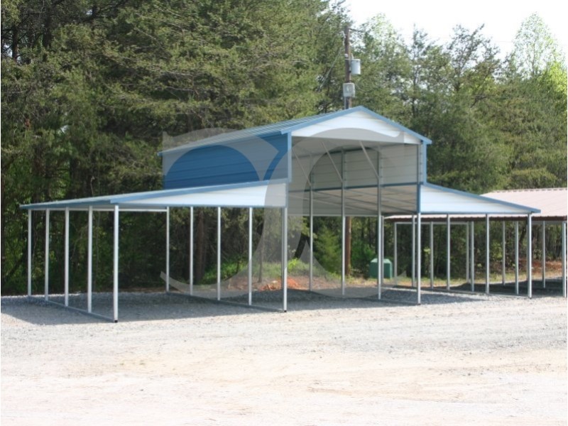 Metal Carolina Barn | Boxed Eave Roof | 36W x 21L x 12H | Barn Shelter Metal Carolina Barn | Boxed Eave Roof | 36W x 21L x 12H | Barn Shelter