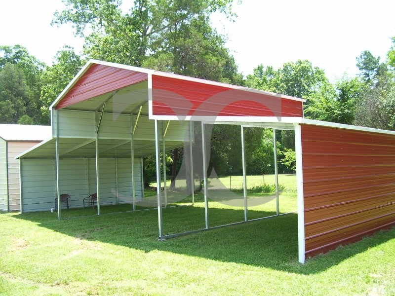 Metal Barn | Boxed Eave Roof | 42W x 21L x 12H | Shelter Metal Barn | Boxed Eave Roof | 42W x 21L x 12H | Shelter