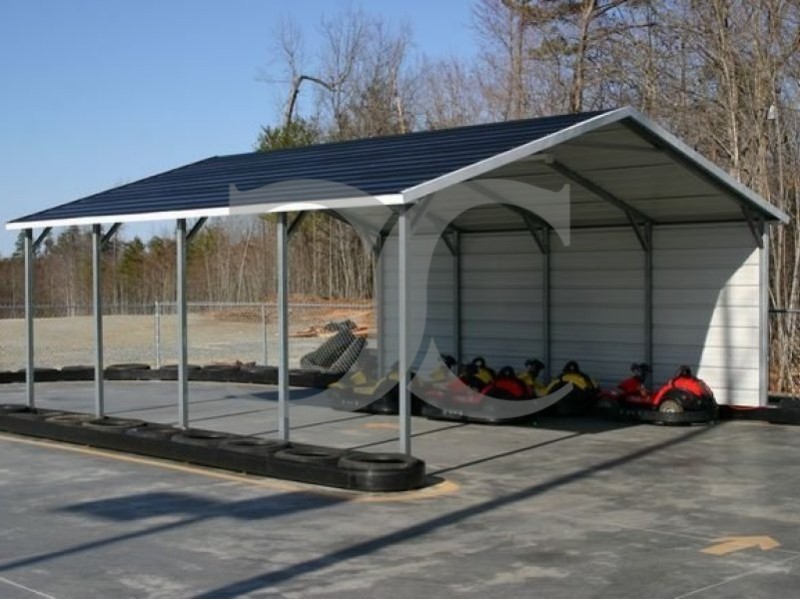 Carport | Boxed Eave Roof | 20W x 21L x 7H Carport | Boxed Eave Roof | 20W x 21L x 7H