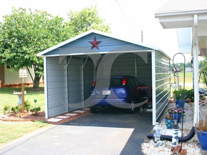 Carport | Boxed Eave Roof | 12W x 21L x 7H Carport | Boxed Eave Roof | 12W x 21L x 7H