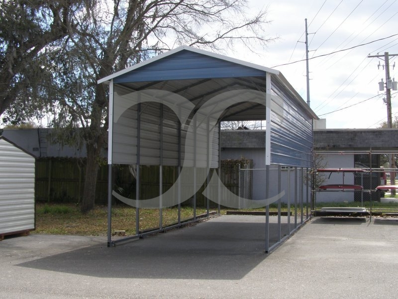 Carport | Boxed Eave Roof | 12W x 31L x 12H | 4 Panels | 2 Gables Carport | Boxed Eave Roof | 12W x 31L x 12H | 4 Panels | 2 Gables