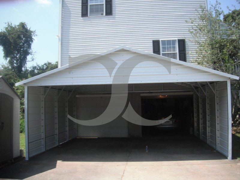 Carport | Boxed Eave Roof | 20W x 21L x 7H Carport | Boxed Eave Roof | 20W x 21L x 7H